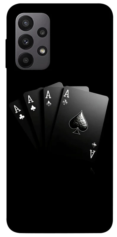 Чохол на Samsung Galaxy A23 4G Black Cards фото 1 з 1