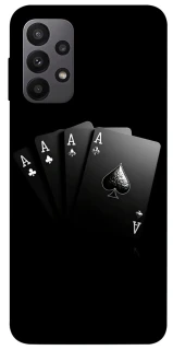 Чехол на Samsung Galaxy A23 4G Black Cards фото 1 из 1