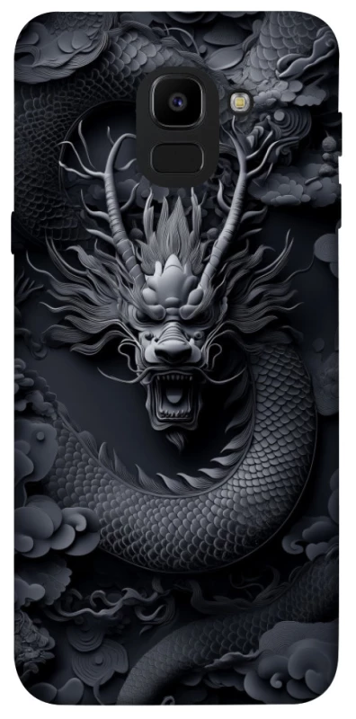 Чохол на Samsung J600F Galaxy J6 (2018) black dragon фото 1 з 1