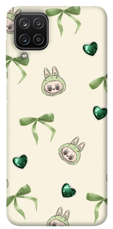 Чохол на Samsung Galaxy A12 Labubu Green Heart фото 1 з 1
