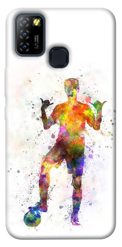 Чохол на Infinix Hot 10 Lite Football Player v3 фото 1 з 1