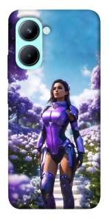Чехол на Realme C33 Cyber space girl ver.4 фото 1 из 1