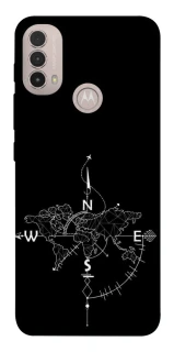 Чехол на Motorola Moto E40 Travel Map фото 1 из 1