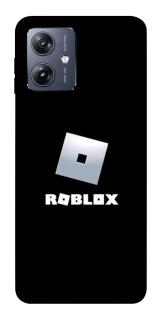Чохол на Motorola Moto G54 Roblox logo black фото 1 Чохол на Motorola Moto G54 Roblox logo black фото 1 з 1