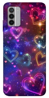 Чехол на Nokia G42 Drawn hearts фото 1 из 1