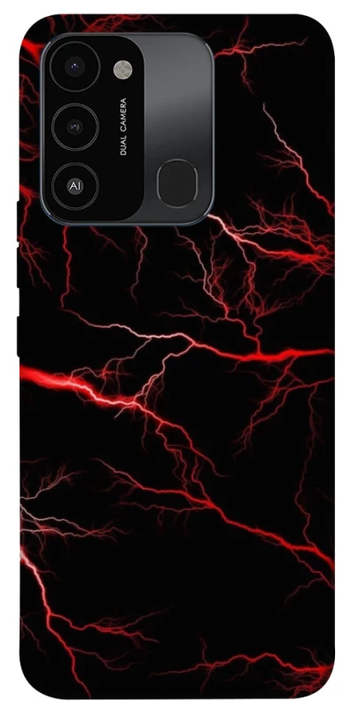 Чохол на TECNO Spark 8C Червона молнія фото 1 з 1