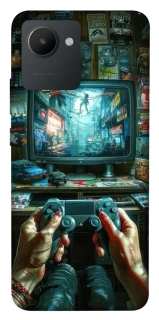 Чехол на Realme C30 Retro style фото 1 из 1