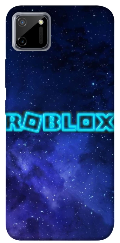 Чехол на Realme C11 Roblox Space Logo Blue фото 1 из 1