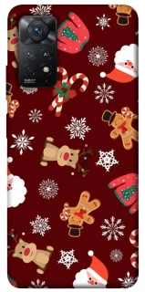 Чехол на Xiaomi Redmi Note 11 Pro 4G/5G Новогодний v6 фото 1 из 1