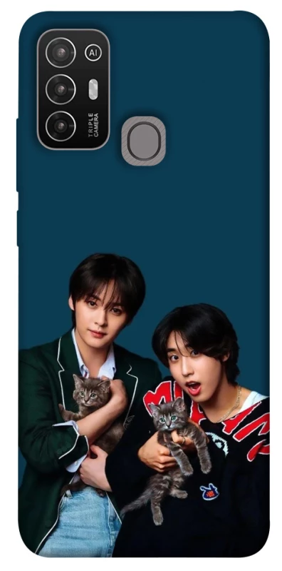 Чехол на ZTE Blade A52 Lee Know and Han - Stray Kids фото 1 из 1