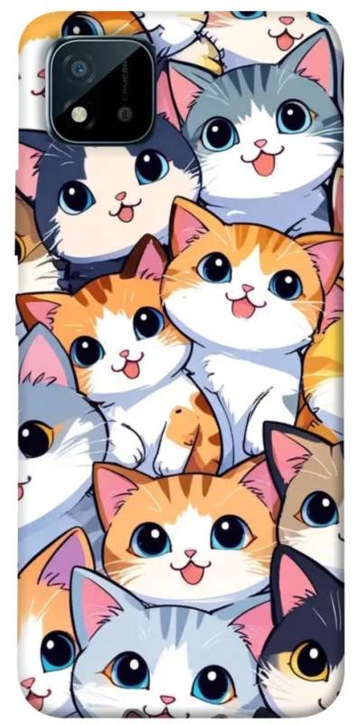 Чехол на Realme C20 Cute Cat v2 фото 1 из 1