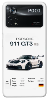 Чехол на Xiaomi Poco X4 Pro 5G Porsche 911 GT3 фото 1 из 1