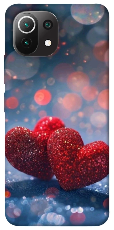 Чохол на Xiaomi Mi 11 Lite Red hearts фото 1 з 1