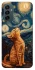 Чехол на Samsung Galaxy M13 4G van gogh cat фото 1 из 1