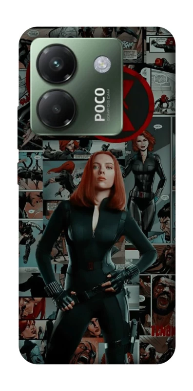 Чохол на Xiaomi Poco M7 pro 5G Black Widow фото 1 з 1
