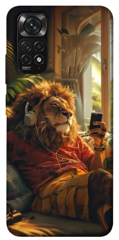 Чохол на Xiaomi Redmi Note 11 (Global) / Note 11S Лев v2 фото 1 з 1