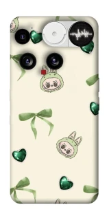 Чохол на Nothing Phone (3) Labubu Green Heart фото 1 з 1