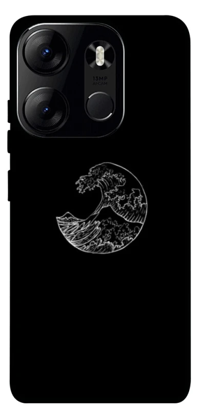 Чохол на Tecno Spark Go 2023 Black tsunami фото 1 з 1