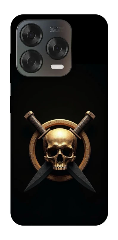 Чохол на ZTE Blade V70 Design Golden Skull фото 2 з 2