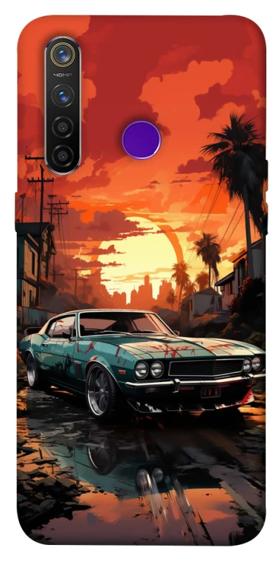 Чохол на Realme 5 Pro Car at sunset фото 1 з 1