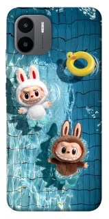 Чохол на Xiaomi Redmi A1+ / Poco C50 / A2+ Labubu in the pool фото 1 з 1