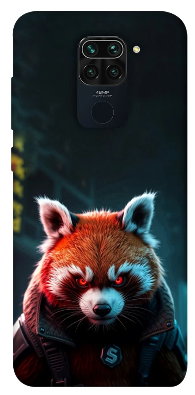 Чохол на Xiaomi Redmi Note 9 / Redmi 10X Cyber Red Panda фото 1 з 1