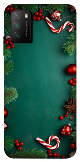 Чохол на Xiaomi Poco M3 Новорічний v35 фото 1 з 1