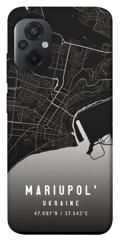 Чехол на Xiaomi Poco M5 Mariupol map фото 1 из 1