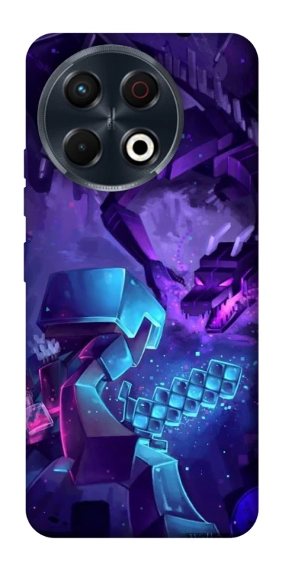 Чохол на TECNO Spark 30 Pro (KL7) Minecraft dragon фото 1 з 1