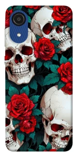Чехол на Samsung Galaxy A03 Core skull and rose фото 1 Чехол на Samsung Galaxy A03 Core skull and rose фото 1 из 1