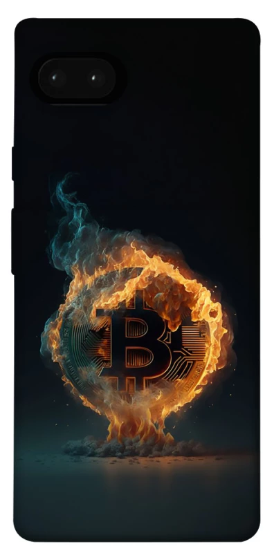 Чохол на Google Pixel 7a Fire Bitcoin фото 1 з 1