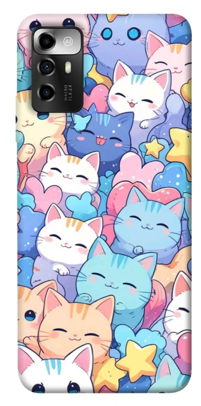 Чехол на ZTE Blade V40 Vita Funny Kittens ver.3 фото 1 из 1