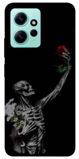 Чохол на Xiaomi Redmi Note 12 4G Skeleton vs Rose фото 1 з 1