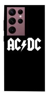 Чехол на Samsung Galaxy S22 Ultra AC/DC logo фото 1 Чехол на Samsung Galaxy S22 Ultra AC/DC logo фото 1 из 1