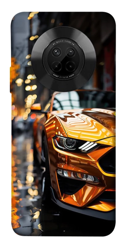 Чохол на Huawei Y9a Golden sports car фото 1 з 1