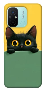 Чохол на Xiaomi Redmi 12C / Poco C55 Black cat v2 фото 1 з 1