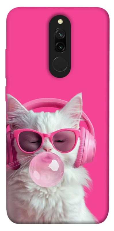Чехол на Xiaomi Redmi 8 Pink kitty фото 1 из 1