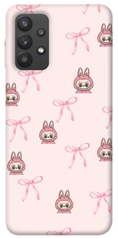 Чохол на Samsung Galaxy A32 (A325F) 4G Pink bows and Labubus фото 1 з 1