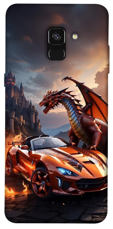 Чохол на Samsung A530 Galaxy A8 (2018) Сar and dragon фото 1 з 1