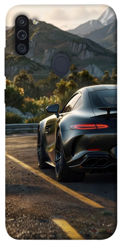 Чехол на Samsung Galaxy M11 Car in the mountains фото 1 из 1