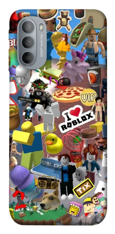 Чохол на Motorola Moto G31 Roblox collage ver.5 фото 1 з 1