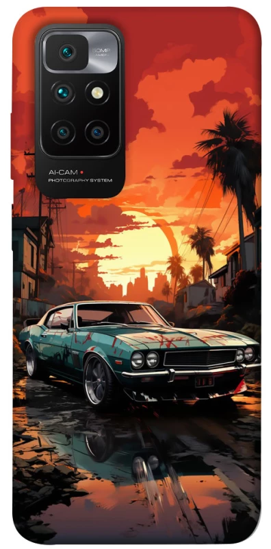Чохол на Xiaomi Redmi 10 Car at sunset фото 1 з 1