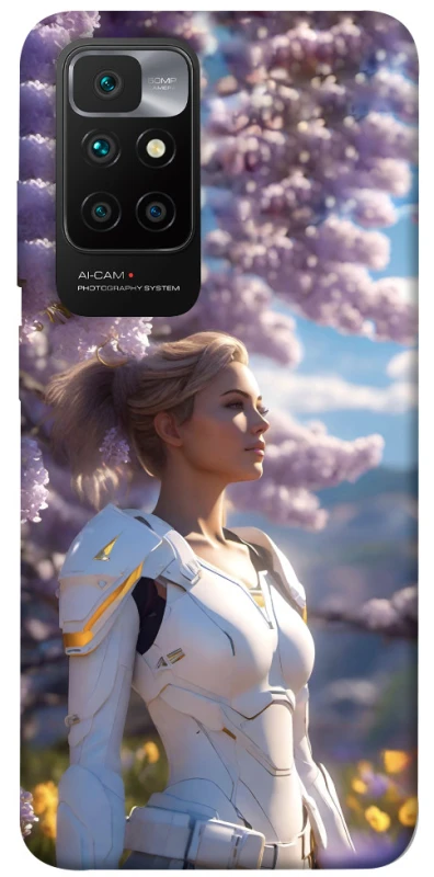 Чохол на Xiaomi Redmi 10 Cyber space girl ver.1 фото 1 з 1
