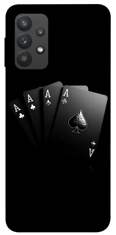 Чохол на Samsung Galaxy A32 (A325F) 4G Black Cards фото 1 з 1