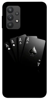Чехол на Samsung Galaxy A32 (A325F) 4G Black Cards фото 1 из 1