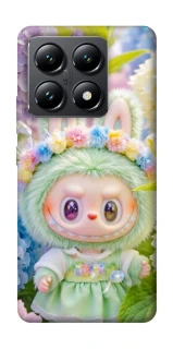 Чехол на Xiaomi 14T Labubu & Flowers ver.2 фото 1 из 1