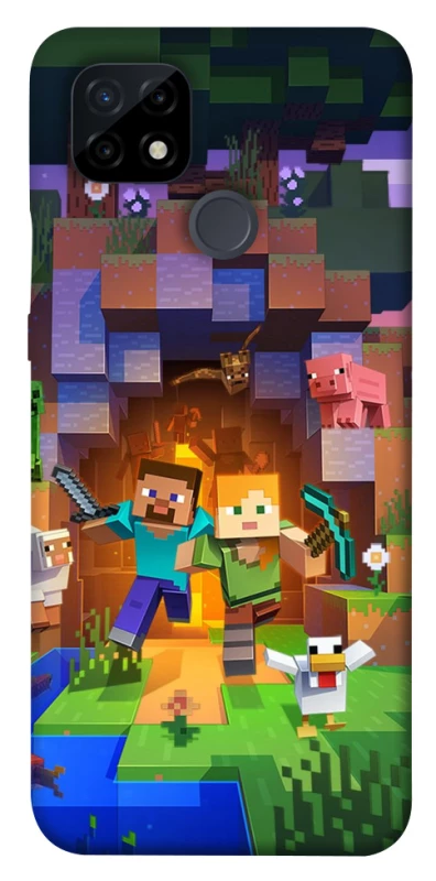 Чохол на Realme C21 Minecraft game фото 1 з 1