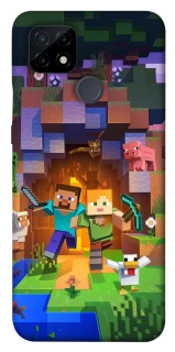 Чохол на Realme C21 Minecraft game фото 1 з 1