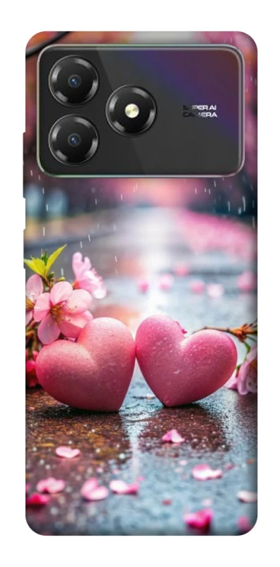 Чохол на ZTE Blade A36 Pink heart фото 1 з 1