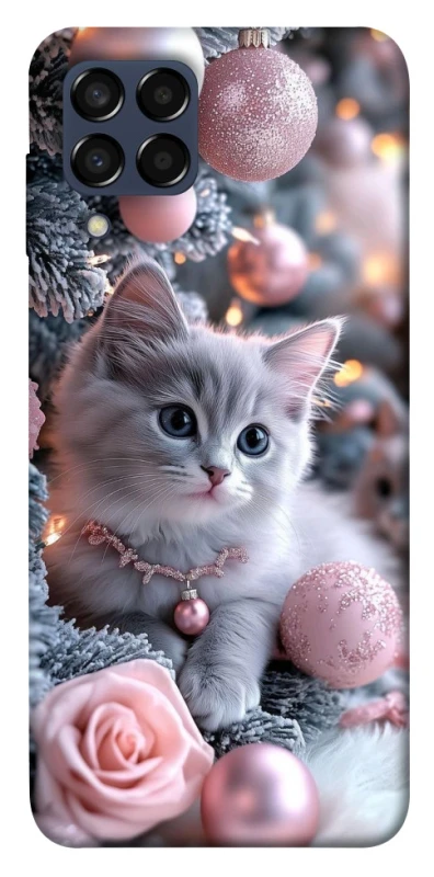 Чохол на Samsung Galaxy M33 5G Christmas Kitty фото 1 з 1